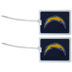 Los Angeles Chargers Vinyl Luggage Tag, 2pk