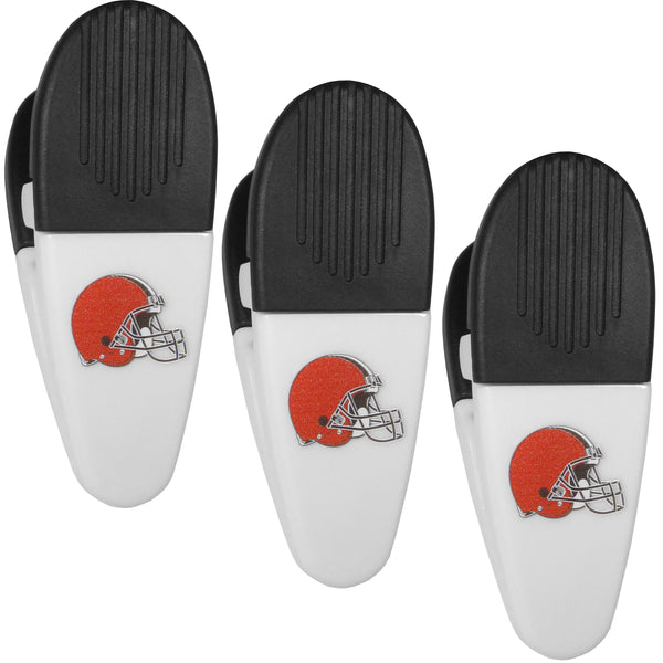 Cleveland Browns Mini Chip Clip Magnets, 3 pk