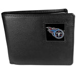 Tennessee Titans Leather Bi-fold Wallet Packaged in Gift Box