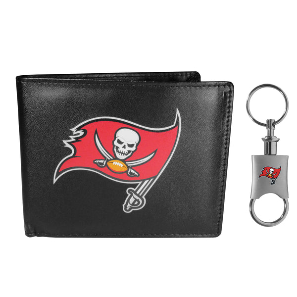 Tampa Bay Buccaneers Bi-fold Wallet & Valet Key Chain