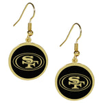 San Francisco 49ers Gold Tone Earrings