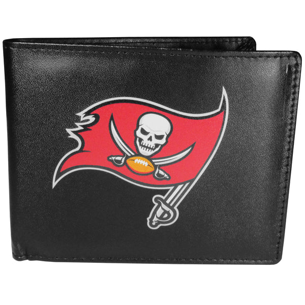 Tampa Bay Buccaneers Leather Bi-fold Wallet, Large Logo