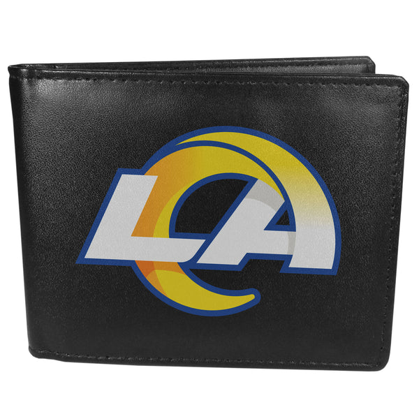 Los Angeles Rams Leather Bi-fold Wallet, Large Logo