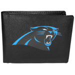 Carolina Panthers Leather Bi-fold Wallet, Large Logo