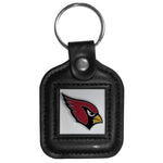 Arizona Cardinals Square Leatherette Key Chain