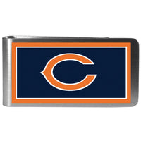 Chicago Bears Steel Logo Money Clips