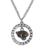 Jacksonville Jaguars Rhinestone Hoop Necklaces