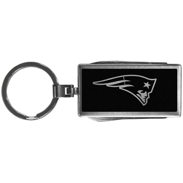 New England Patriots Multi-tool Key Chain, Black
