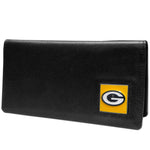 Green Bay Packers Leather Checkbook Cover