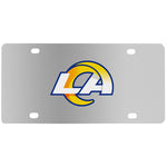 Los Angeles Rams Steel License Plate Wall Plaque