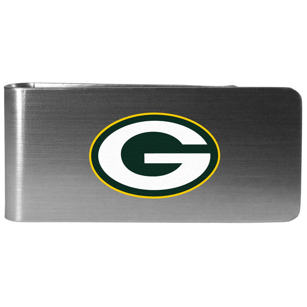 Green Bay Packers Steel Logo Money Clip
