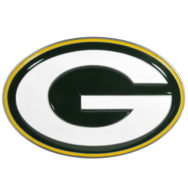 Green Bay Packers Large Hitch Cover Class II and Class III Metal Plugs