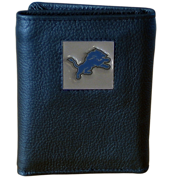 Detroit Lions Leather Tri-fold Wallet