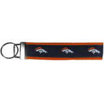 Denver Broncos Woven Wristlet Key Chain