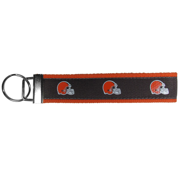 Cleveland Browns Woven Wristlet Key Chain