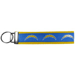 Los Angeles Chargers Woven Wristlet Key Chain