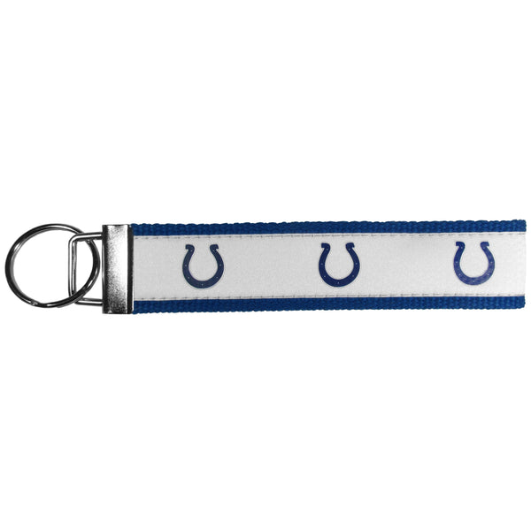 Indianapolis Colts Woven Wristlet Key Chain
