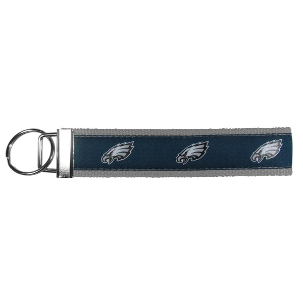 Philadelphia Eagles Woven Wristlet Key Chain