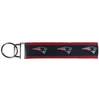 New England Patriots Woven Wristlet Key Chain