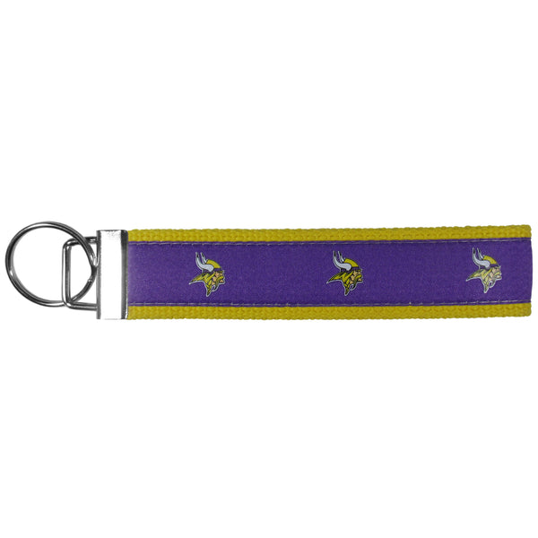Minnesota Vikings Woven Wristlet Key Chain
