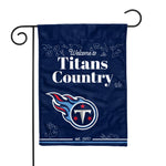 Tennessee Titans Double Sided Garden Flag