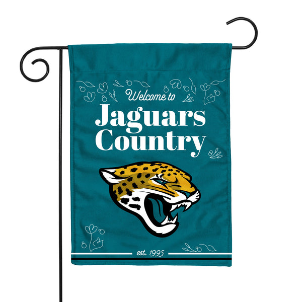 Jacksonville Jaguars Double Sided Garden Flag