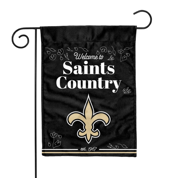 New Orleans Saints Double Sided Garden Flag