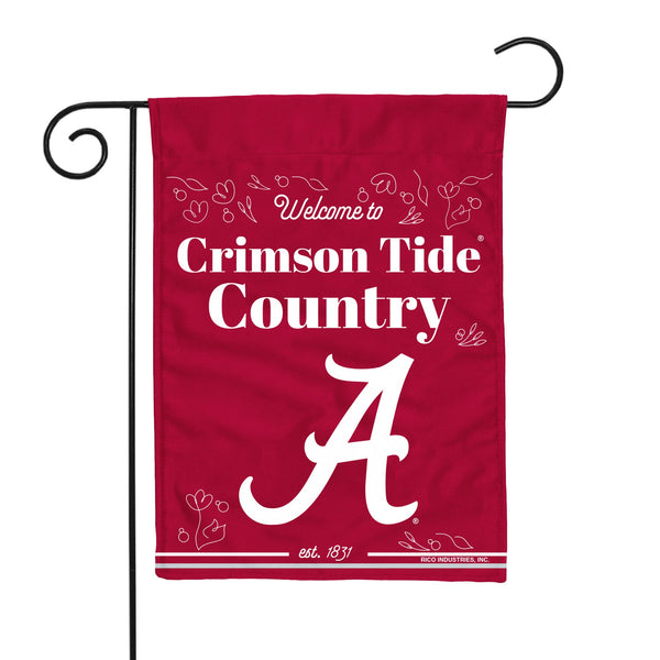 Alabama Crimson Tide Double Sided Garden Flag