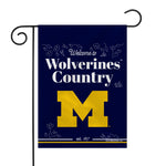 Michigan Wolverines Double Sided Garden Flag