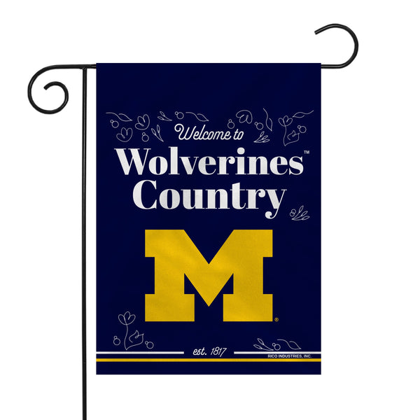 Michigan Wolverines Double Sided Garden Flag