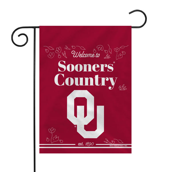 Oklahoma Sooners Double Sided Garden Flag