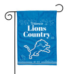 Detroit Lions Double Sided Garden Flag