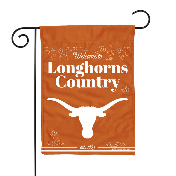 Texas Longhorns Double Sided Garden Flag