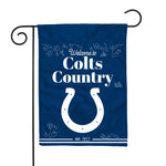 Indianapolis Colts Double Sided Garden Flag