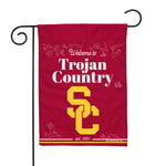 Southern California Trojans Double Sided Garden Flag