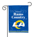 Los Angeles Rams Double Sided Garden Flag