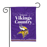 Minnesota Vikings Double Sided Garden Flag