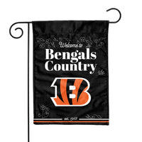 Cincinnati Bengals Double Sided Garden Flag