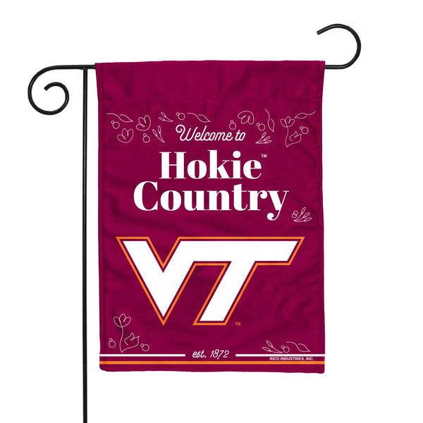 Virginia Tech Hokies Double Sided Garden Flag