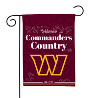 Washington Commanders Double Sided Garden Flag