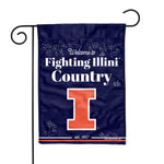 Illinois Fighting Illini Double Sided Garden Flag