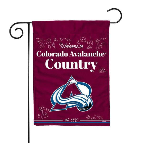 Colorado Avalanche Double Sided Garden Flag