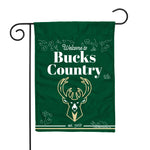 Milwaukee Bucks Double Sided Garden Flag