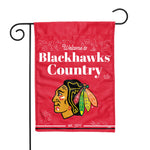 Chicago Blackhawks Double Sided Garden Flag