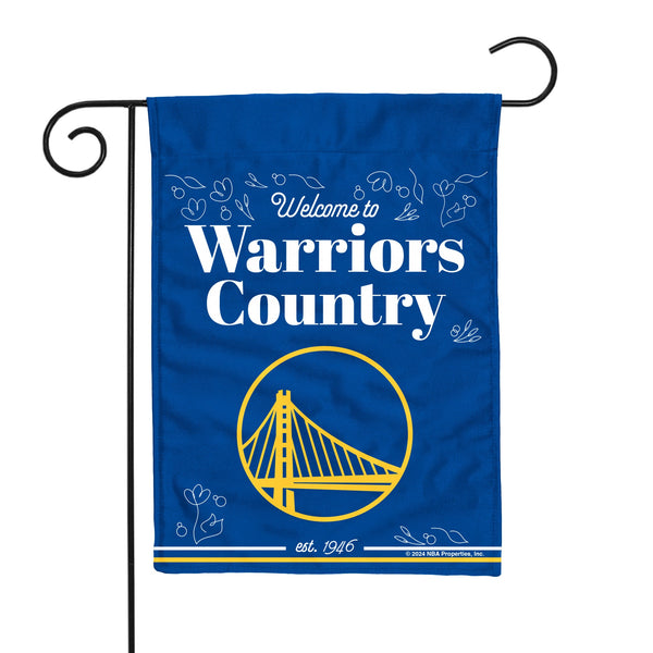 Golden State Warriors Double Sided Garden Flag