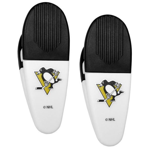 Pittsburgh Penguins® Mini Chip Clip Magnets, 2 pk