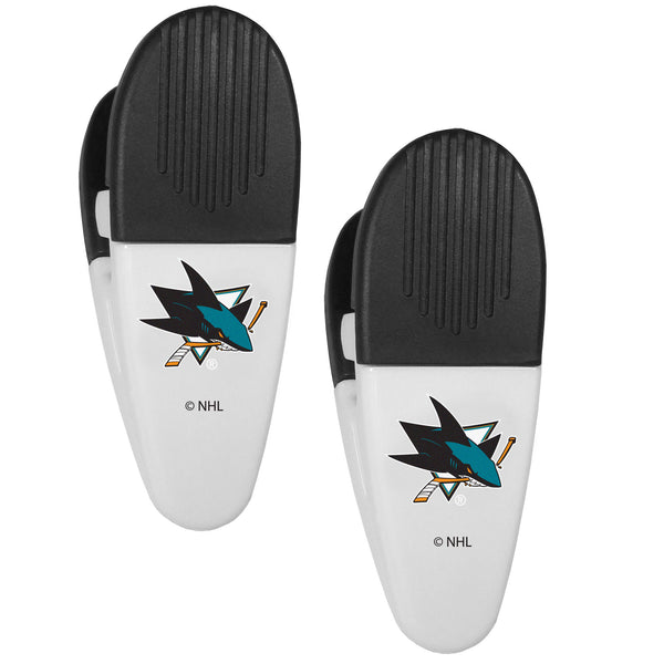 San Jose Sharks® Mini Chip Clip Magnets, 2 pk