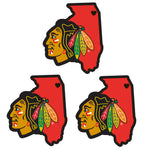 Chicago Blackhawks® Home State Decal, 3pk