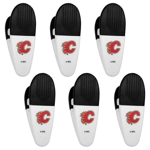 Calgary Flames® Chip Clip Magnets, 6pk