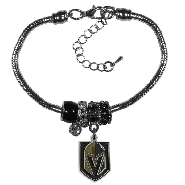 Vegas Golden Knights® Euro Bead Bracelet